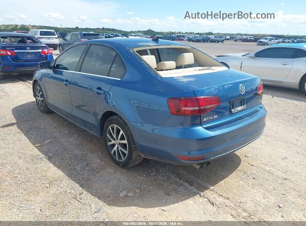3VWDB7AJ9HM361194 2017 VOLKSWAGEN JETTA Blue უკანა მარცხენა