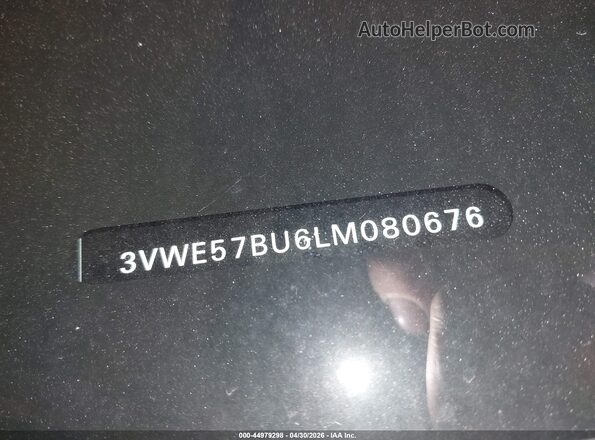 3VWE57BU6LM080676 2020 VOLKSWAGEN JETTA Gray 