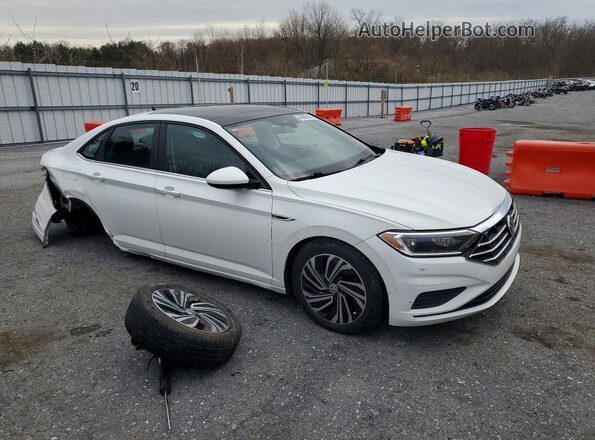 3VWE57BU9LM088741 2020 VOLKSWAGEN JETTA Белый Передняя правая четверть