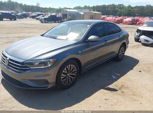 3VWEB7BU0KM168341 2019 VOLKSWAGEN JETTA Серый Передняя левая четверть