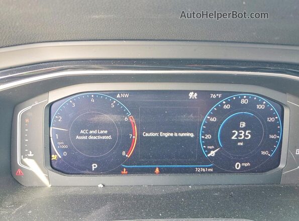 3VWEB7BU8LM066898 2020 VOLKSWAGEN JETTA Charcoal Vista del cuadro de instrumentos