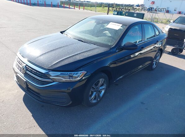 3VWEM7BU3NM021834 2022 VOLKSWAGEN JETTA Black Przód lewy