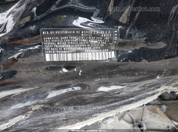 3VWEM7BU5RM007777 2024 VOLKSWAGEN JETTA Black Շարժիչի բաժամունքի տեսք