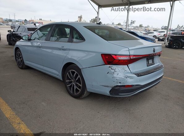 3VWEX7BU1SM020409 2025 VOLKSWAGEN JETTA Light Blue Задняя левая четверть