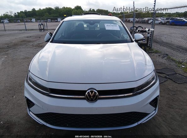 3VWEX7BU5SM094352 2025 VOLKSWAGEN JETTA White Вид щитка приладів