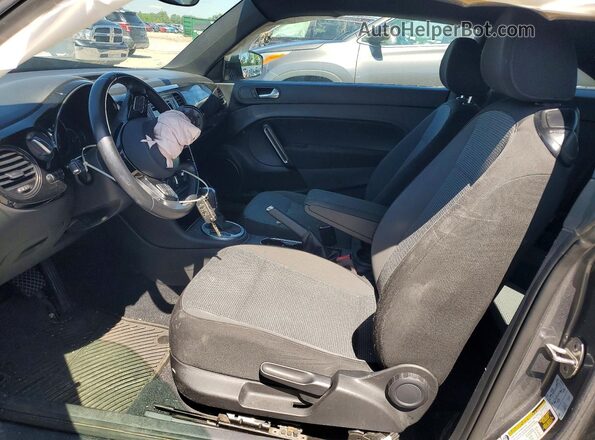 3VWFD7AT1JM701318 2018 VOLKSWAGEN BEETLE Gray წინა სალონის ხედი