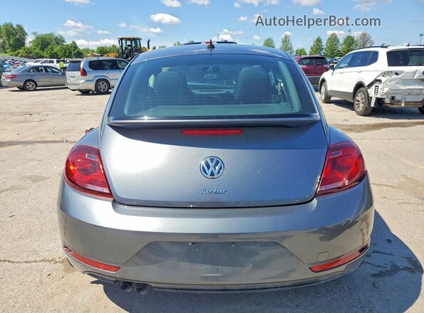3VWFD7AT1JM701318 2018 VOLKSWAGEN BEETLE Gray უკანა ხედი