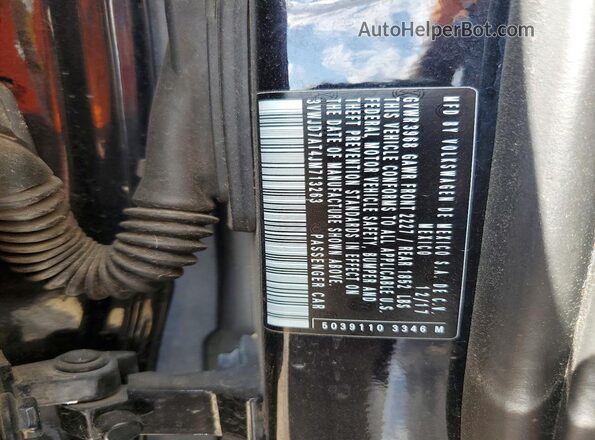 3VWJD7AT4JM713263 2018 VOLKSWAGEN BEETLE Черный 