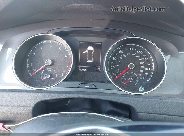 3VWM17AU8HM544809 2017 VOLKSWAGEN GOLF Dark Blue უკანა სავარძლების ხედი