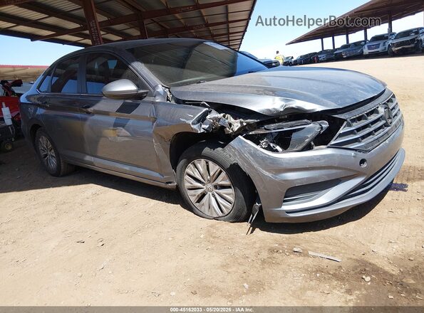 3VWN57BU1KM090417 2019 VOLKSWAGEN JETTA Gray წინა ხედი