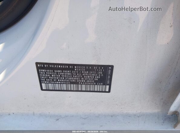 3VWN57BU4MM095324 2021 VOLKSWAGEN JETTA White 
