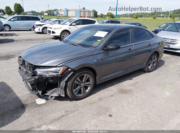 3VWN57BU5MM080122 2021 VOLKSWAGEN JETTA Gray წინა მარცხენა ხედი სამი მეოთხედიდან