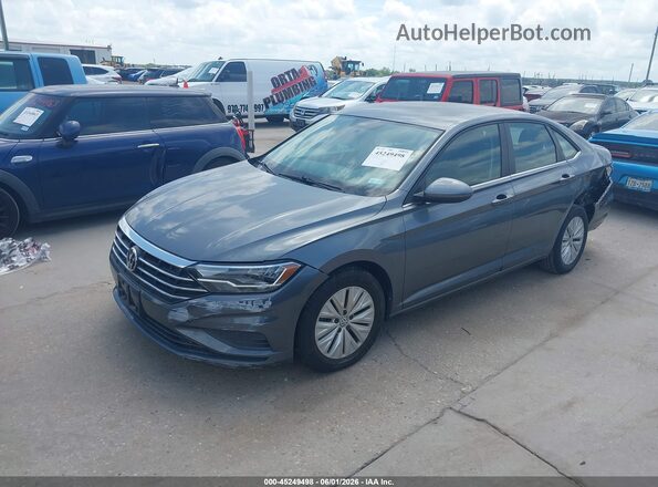 3VWN57BU7KM085089 2019 VOLKSWAGEN JETTA Gray Передня ліва чверть