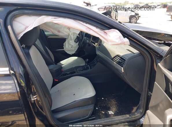 3VWN57BU7LM063305 2020 VOLKSWAGEN JETTA Black Widok wnętrza z przodu