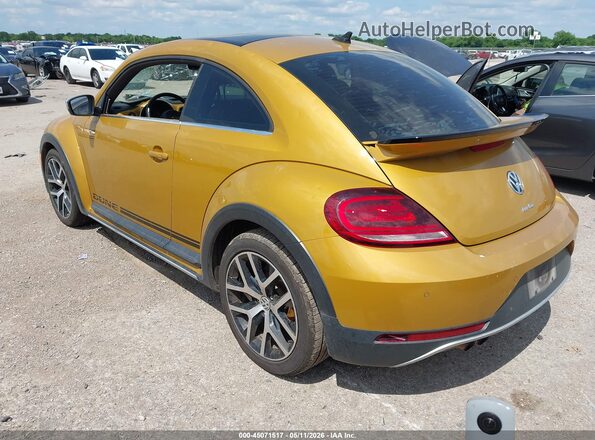3VWS17AT6HM622776 2017 VOLKSWAGEN BEETLE Gold Rear left