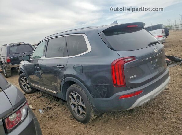 5XYP3DHC3LG013755 2020 KIA TELLURIDE Черный Задняя правая четверть