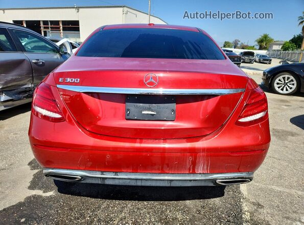 WDDZF4JB3HA204929 2017 MERCEDES-BENZ E Красный Вид сзади