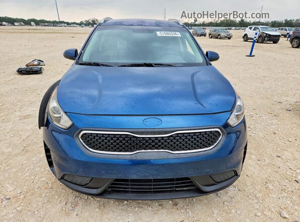KNDCB3LC6H5047076 2017 KIA NIRO Blue უკანა ხედი