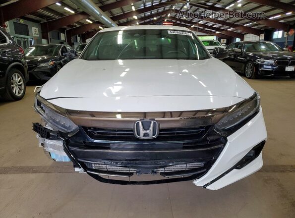 1HGCV1F36NA091381 2022 HONDA ACCORD White წინა ხედი