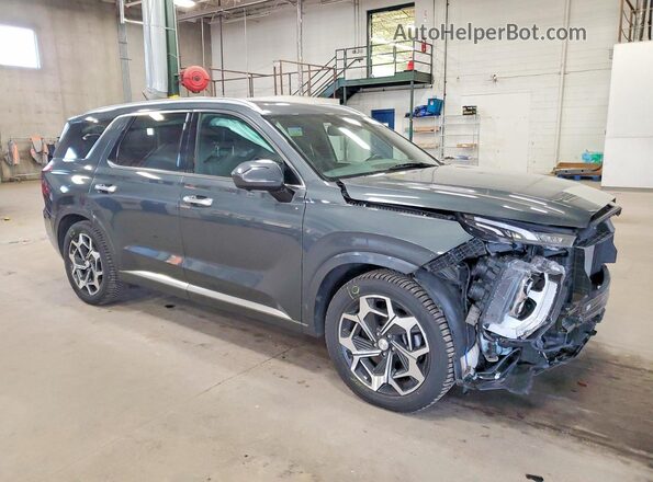 KM8R7DHE5NU427017 2022 HYUNDAI PALISADE Silver Դիմացի տեսք
