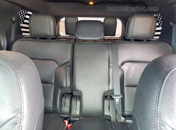 1FM5K7DH3JGA80777 2018 FORD EXPLORER Бордовый Вид задней части салона