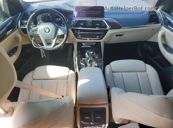 5UXTR9C56JLD65282 2018 BMW X3 Black ხელსაწყოთა პანელის ხედი