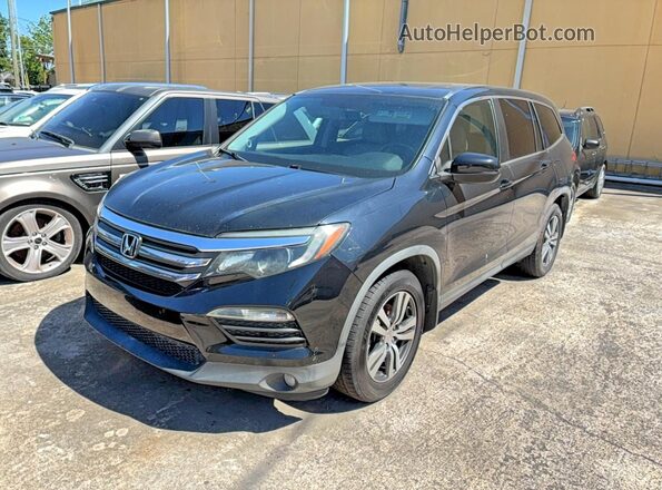 5FNYF5H50GB011087 2016 HONDA PILOT Черный Задняя правая четверть