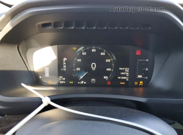 YV4102PK4K1494025 2019 VOLVO XC90 Black Vista de los asientos traseros