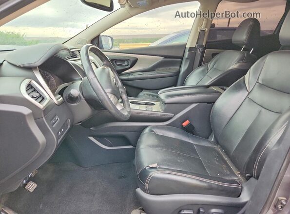 5N1AZ2MH7JN176470 2018 NISSAN MURANO Серебряный Вид салона спереди