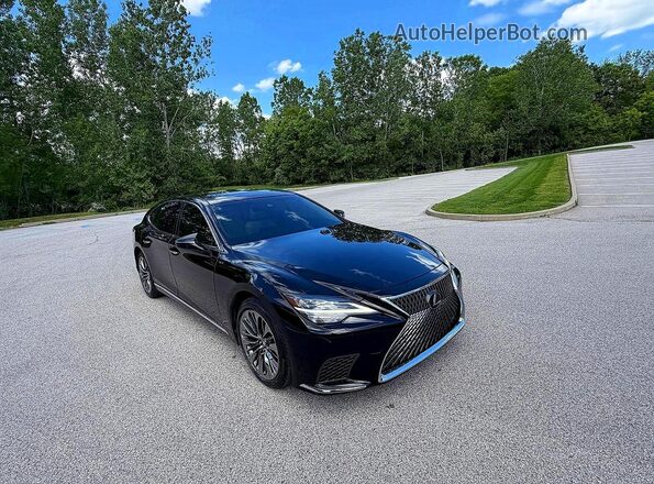JTHD51GF1M5008943 2021 LEXUS LS Black Rear left