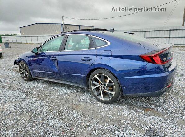5NPEJ4J28NH133349 2022 HYUNDAI SONATA Blue 
