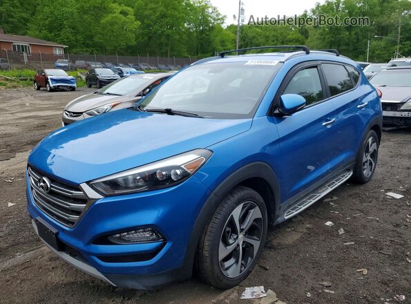 KM8J33A29JU708878 2018 HYUNDAI TUCSON Blue 