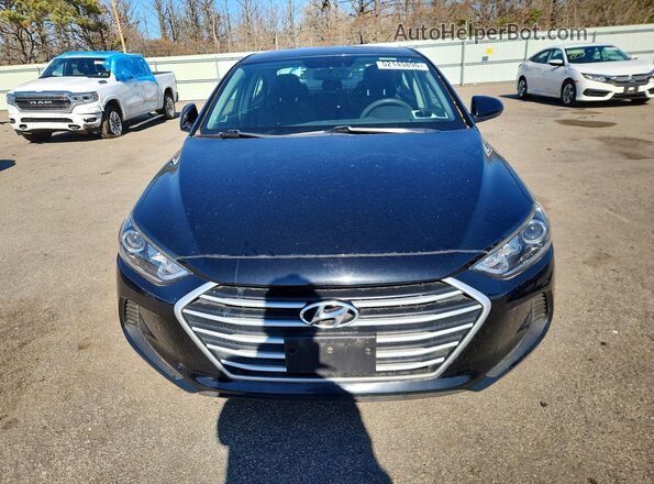 5NPD74LF6JH234670 2018 HYUNDAI ELANTRA Black Widok z przodu