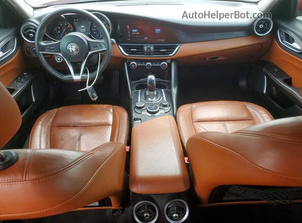 ZARFAMAN4K7599798 2019 ALFA ROMEO GIULIA Red Вид щитка приладів