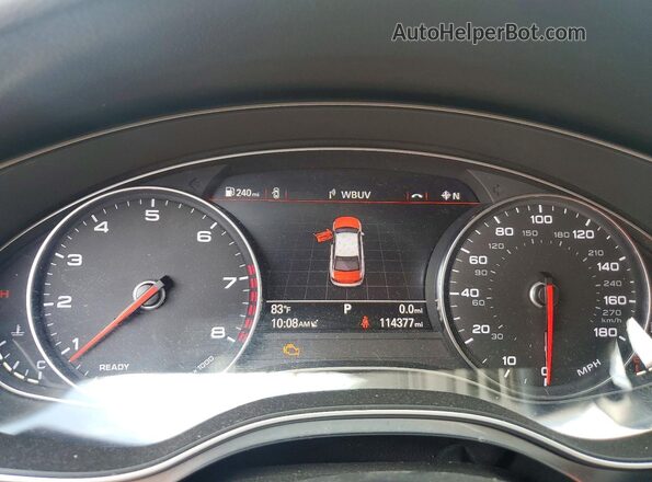 WAUG8AFC4JN012605 2018 AUDI A6 Черный Вид задних сидений