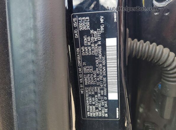 YV4612HK8G1003612 2016 VOLVO V60 Black 