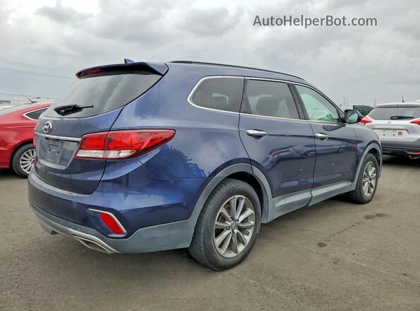 KM8SM4HF7HU212794 2017 HYUNDAI SANTA FE Синий 