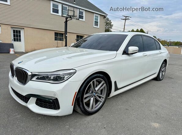 WBA7F2C52KB240316 2019 BMW 7 SERIES White Հետևի ձախ