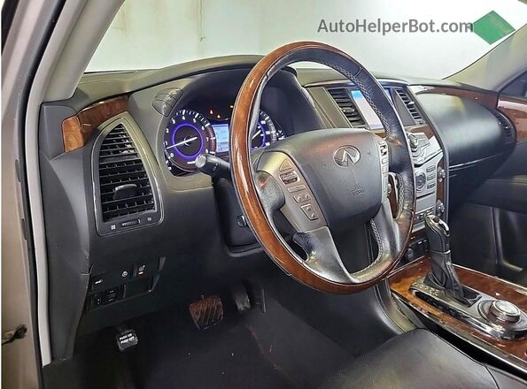 JN8AZ2NE6J9194254 2018 INFINITI QX80 Gold 