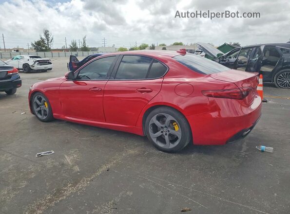 ZARFAMAN4K7599798 2019 ALFA ROMEO GIULIA Red Задня права чверть
