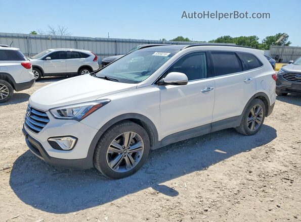 KM8SR4HF8GU134400 2016 HYUNDAI SANTA FE White 