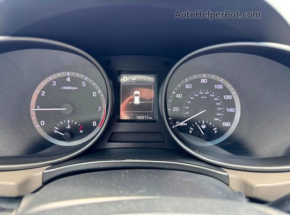 KM8SMDHF6HU209448 2017 HYUNDAI SANTA FE Unknown - Not Ok For Inv. Instrument cluster view