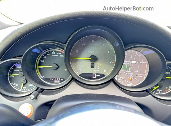 WP1AE2A29GLA17811 2016 PORSCHE CAYENNE Черный Вид щитка приборов