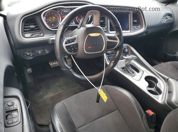 2C3CDZFJXJH171426 2018 DODGE CHALLENGER Синий Вид щитка приборов