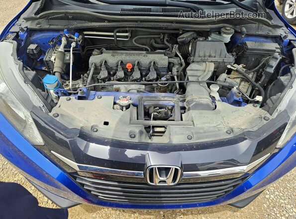 3CZRU6H3XJG729613 2018 HONDA HR-V Blue Widok deski rozdzielczej