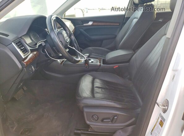 WA1ANAFY5J2150520 2018 AUDI Q5 White წინა პანელის ხედი