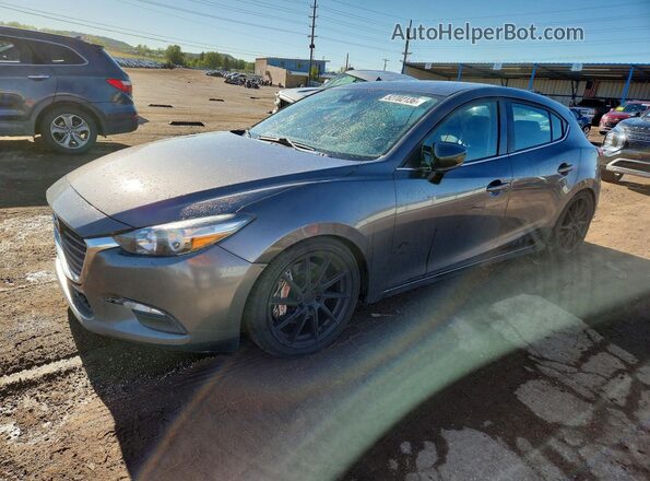 3MZBN1L34JM257633 2018 MAZDA 3 Gray 