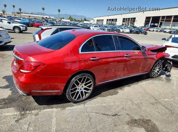 WDDZF4JB3HA204929 2017 MERCEDES-BENZ E Красный Задняя правая четверть