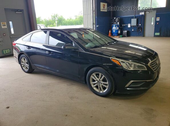 5NPE24AF0HH535497 2017 HYUNDAI SONATA Black 