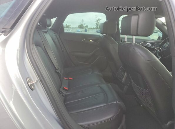 WAUC8AFC8JN054712 2018 AUDI A6 Серебряный Вид задней части салона